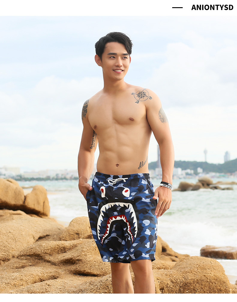 Quần bơi nam đi biển kỳ nghỉ quần nam bãi biển những người yêu thích quần short hoa bãi biển quần bơi nam quần short bãi biển 	mua quần đi biển	