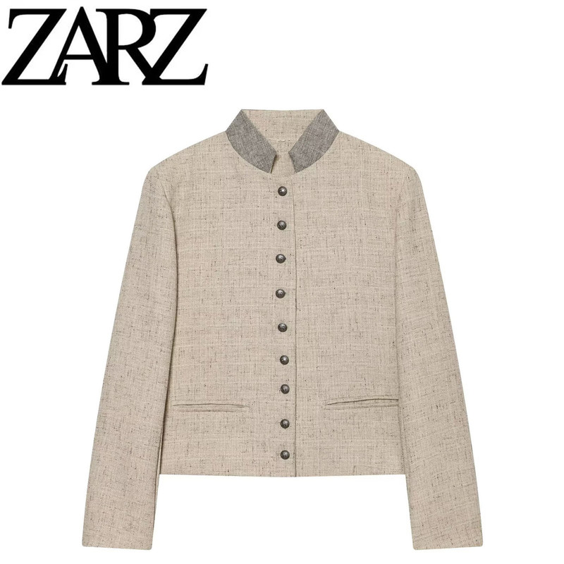 Zarz European and American Style Women's Clothing Spring New Style Lazy Style Slimming Pleated Blazer 2770/948 Zarz European and American Style Women's Clothing Spring New Style Lazy Style Slimming Pleated Blazer 2770/948