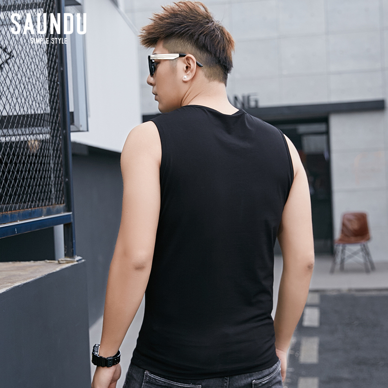 Mordale vest can-vai sleeveboys xanh bóng rộng vai mùa hè không tay t-shirt cơ thể xây dựng thể thao nam