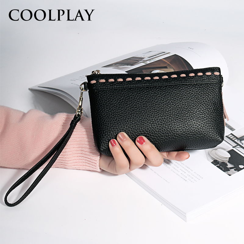 Leather handbag women's clutch bag 2022 new women's wallet Korean version large-capacity mobile phone key coin purse women's tide