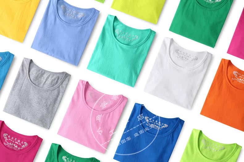 Cha mẹ và con mặc mùa hè biểu tượng tùy chỉnh màu rắn ngắn tay in ảnh T-Shirt một ba-đóng gói diy pattern class dịch vụ tùy chỉnh