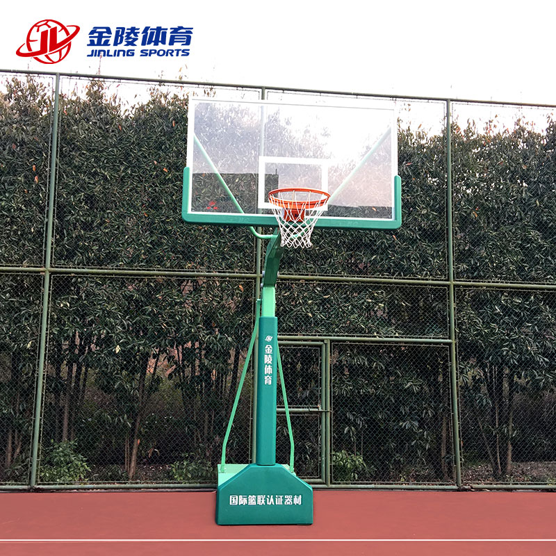 Jinling Sports Basketball Rack Standard Adult Competition Indoor and Outdoor Mobile One-Arm Basketball Rack YDJ-2B 11221