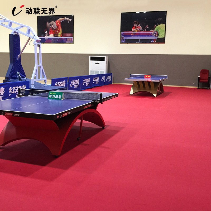 Table tennis floor rubber Indoor non-slip special ball room venue floor rubber mat competition cloth pattern PVC plastic sports floor