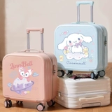 Мультяшный портативный маленький чемодан с сидением для путешествий, 18 дюймов