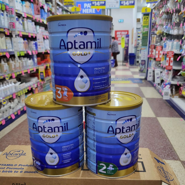 Mika Australia Loves Him Beauty Aptamil Gold Dress Infant Milk Powder 1234-paragraph One 23 Four-paragraph 900G-Taobao