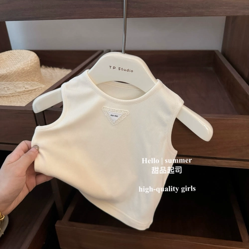 Быстросохнущий жилет для девочек, платье, комплект, детская одежда, в западном стиле