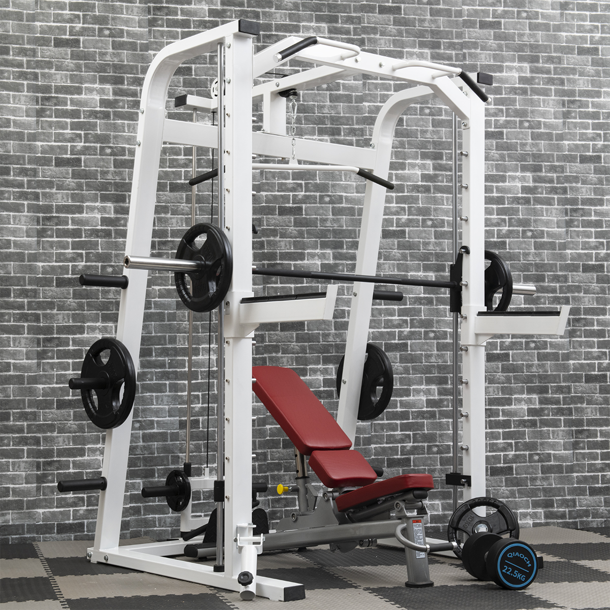 Gantry Smith machine Fitness free squat weightlifting Bench press Weight bearing Gym unit private lesson training equipment