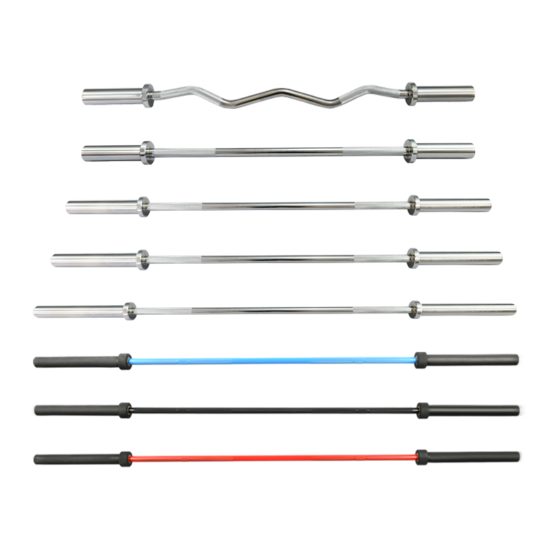 Qiao Chuan Olympic Barbell Barbell High End Professional 2.2M Color Bearing Curve 2.2m Pole Gym with Copper Sleeve