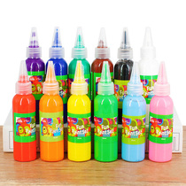 Childrens kindergarten watercolor paint finger painting set washable graffiti environmental creation classroom layout handmade materials