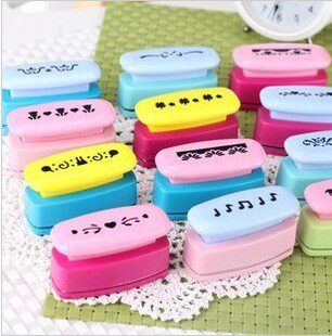 Press edge corner press corner flower pattern flower printer printer press kindergarten handicraft card DIY Material