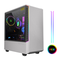 Gamemax Gaming Empire Designer Midta Gaming Chassis Tempered Glass Side Overdraft ATX Graphics Card Holder