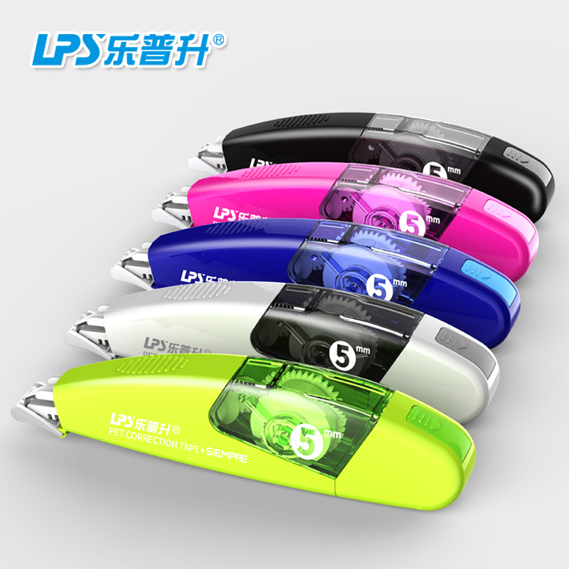 New products Leap uplift Amendment with PET transparent plastic film constant with mesh red shaking sound same subsection Easy exchangeable replacement core coated with student correction tape 9183