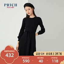 PRICH2020 winter New Fashion temperament slim lady base sweater dress PROKA4T06M