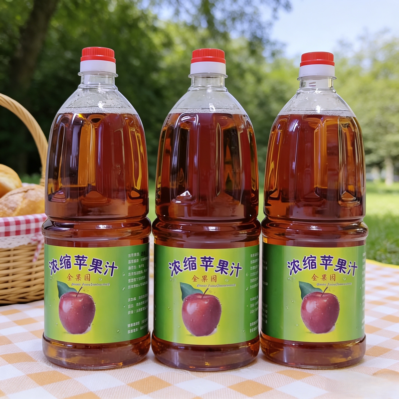 Apple Concentrate Juice, Concentrated Apple Juice with 70% Sugar Content, Ready-To-Drink Fruit Juice, Concentrated Fruit and Vegetable Juice, Single Bottle 1.9 Liters, 2.5kg Apple Concentrate Juice, Concentrated Apple Juice with 70% Sugar Content, Ready-To-Drink Fruit Juice, Concentrated Fruit and Vegetable Juice, Single Bottle 1.9 Liters, 2.5kg