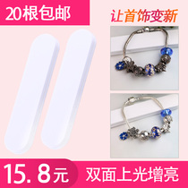 Double-sided white polishing strip silver polishing rod special silver cleaning water silver polishing cloth silver jewelry cleaning professional