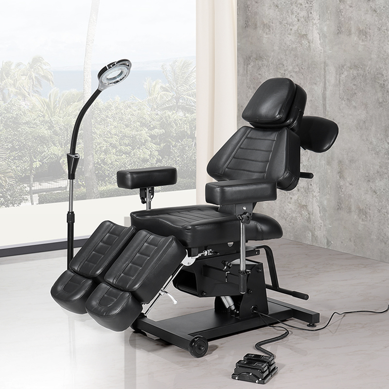 Electric Tattoo Bed Multifunction Tinged Tattoo Shop Special Hydraulic Beauty Bed Lifting Physiotherapy Bed Work Tattoo Chair