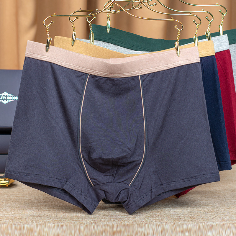 Men plus fat plus cotton men's underwear loose fat guy shorts summer fat boxer boxer pants
