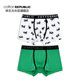 Bông Republic bông Republic Mordale Puppy in Mens Mid-eo phẳng góc Panties Set.