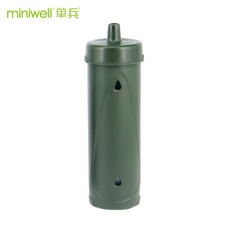 First stage front filter L610L 800 miniwell single soldier outdoor water purifier filter