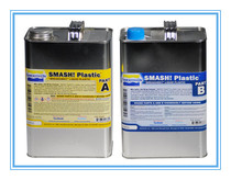 Smash plastic special effects glass resin