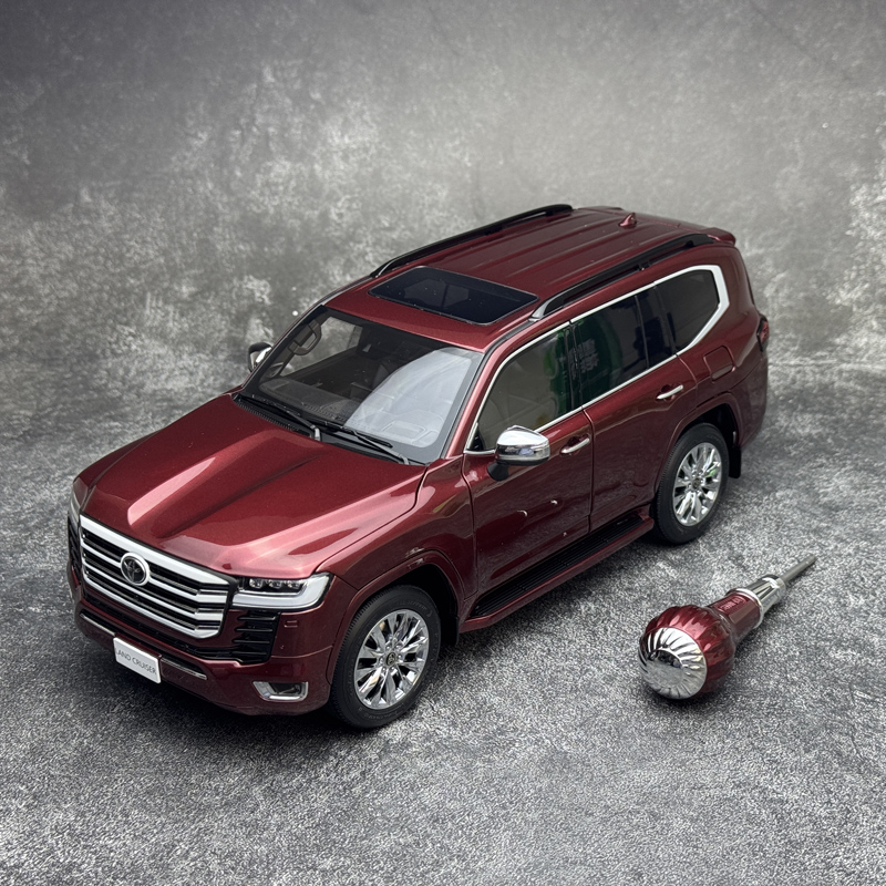 汽車模型 LCD 1:18 丰田陆巡Toyota Land Cruiser LC300 ZX 合金汽车模型