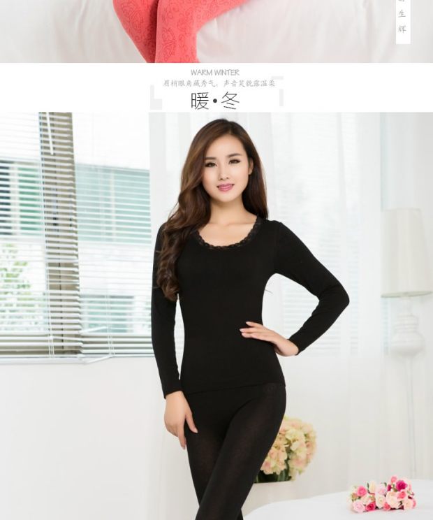 2018 nữ Modal body định hình cơ thể đồ lót mùa thu quần dài áo len cotton đáy quần học sinh ấm áp set đồ mùa đông quần áo giữ nhiệt nam lót nhung