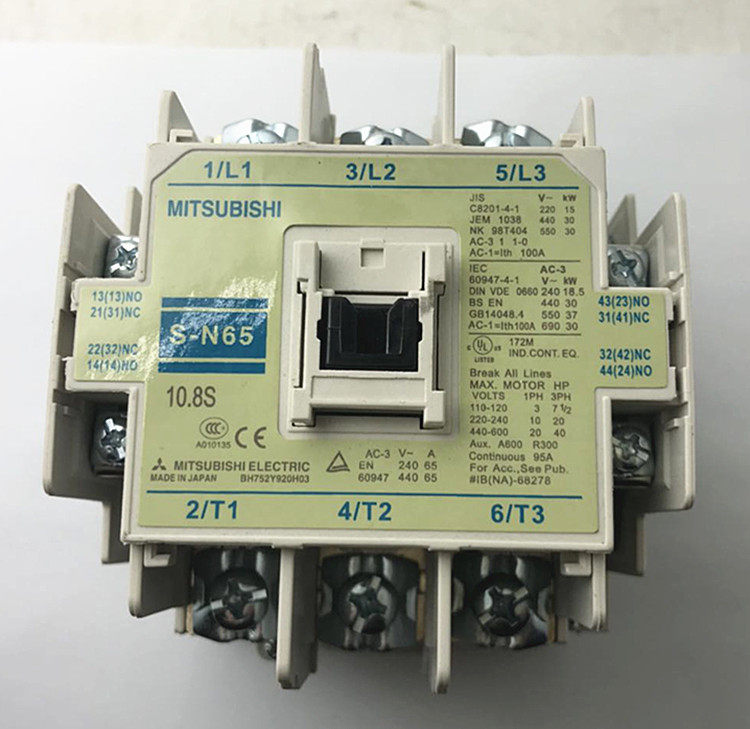 Mitsubishi AC contactor S-N65 AC110V 220V 380V 100A