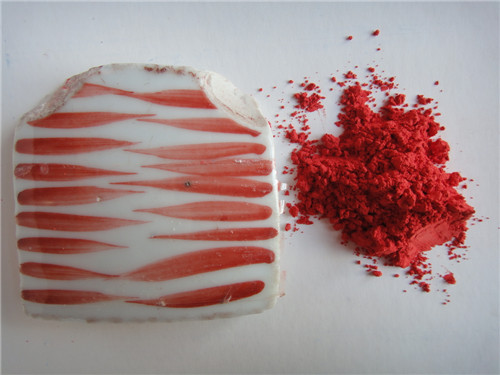 Peyshade ceramic glaze colour material (dry powder) - red (dry) series