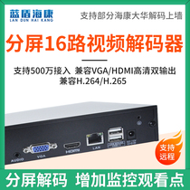 Monitoring network splitter 16-channel video surveillance HDMI high-definition H265 Skyview on the wall