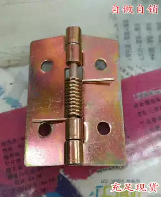 Reinforced, hardened, thickened, color-coated zinc-plated spring hinge Automatic closing device Invisible door hinge Reinforced spring hinge