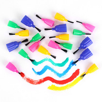 Kindergarten childrens finger set painting brush creative finger set nylon paintbrush student painting supplies toys