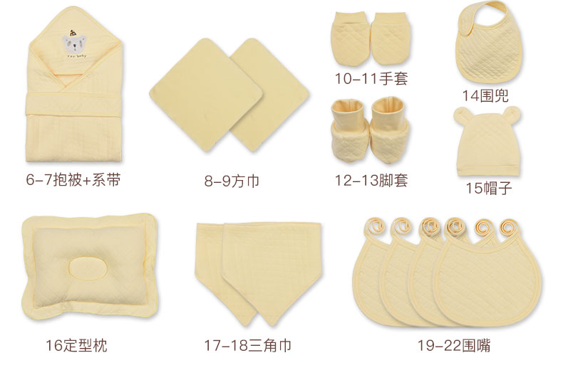 Trẻ sơ sinh sơ sinh ấm đồ lót hộp quà mùa thu và mùa đông cotton quần áo phù hợp với trẻ sơ sinh set quà công chúa cho bé gái