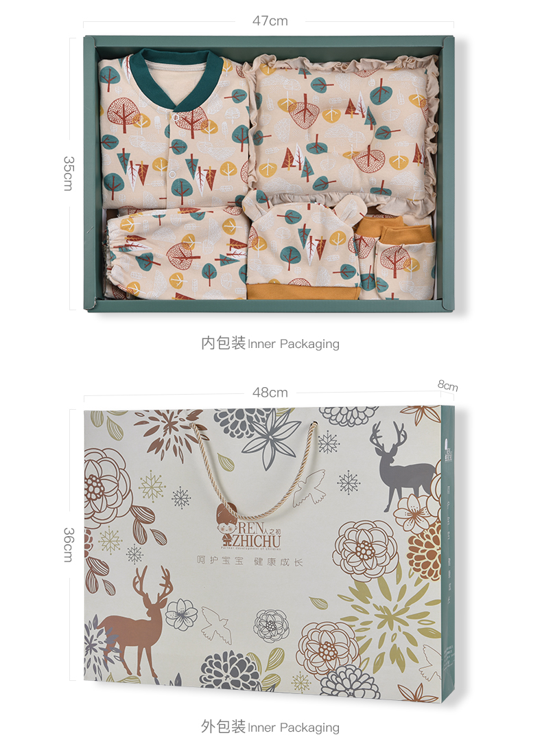 Quần áo trẻ sơ sinh cotton mùa xuân và mùa thu Bộ quà tặng cho bé sơ sinh 0-3 tháng 6 Đồ sơ sinh cho bé đồ sơ sinh bé trai