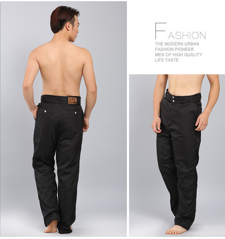 Pantalon cuir homme droit pour hiver - Ref 1476786 Image 20