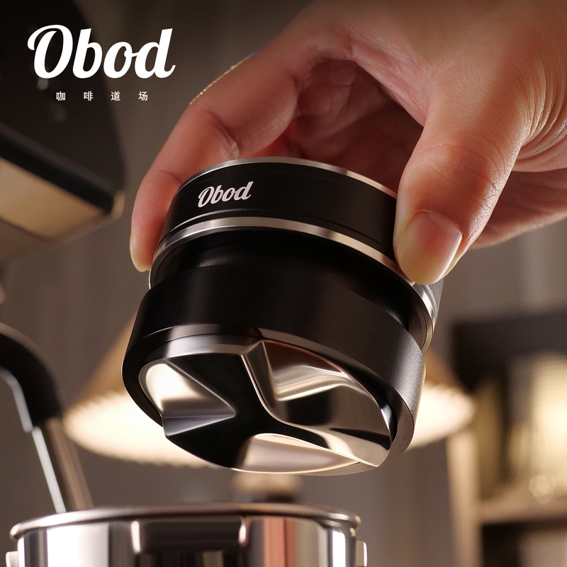 Obod Coffee Powder Distributor Italian-Style Impact Press Coffee Tool Self-Gravity Powder Distributor 58mm Automatic Adjustment