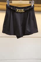 Ai Wei 2021 Winter special cabinet black 100 lap shorts pants C764203B