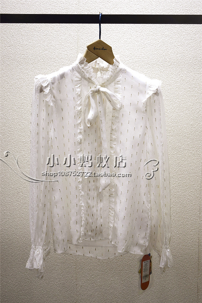 FionaChen FionaChen domestic shopping mall 2020 spring shirt FWAC60105-1999