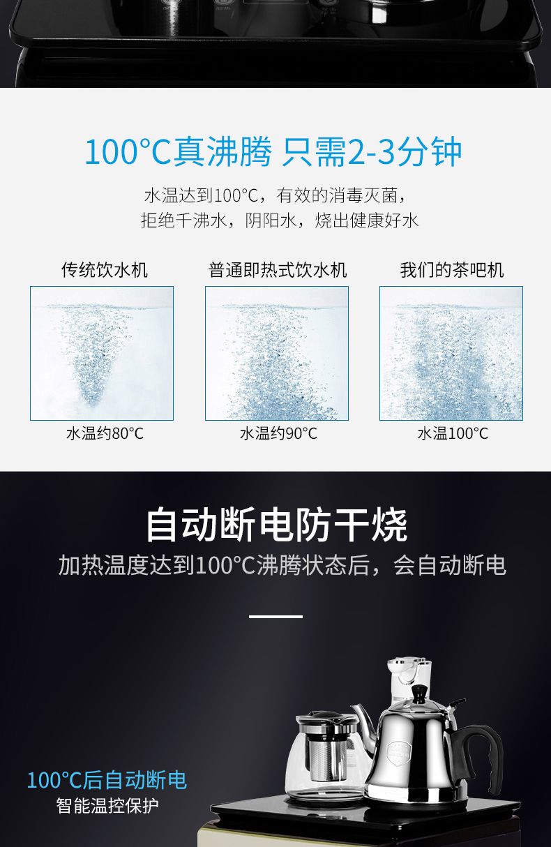Máy pha trà gia dụng Haier máy lọc nước tự động thông minh đa chức năng mới ấm tốc độ nóng dọc châu Âu - Nước quả máy lọc nước trực tiếp