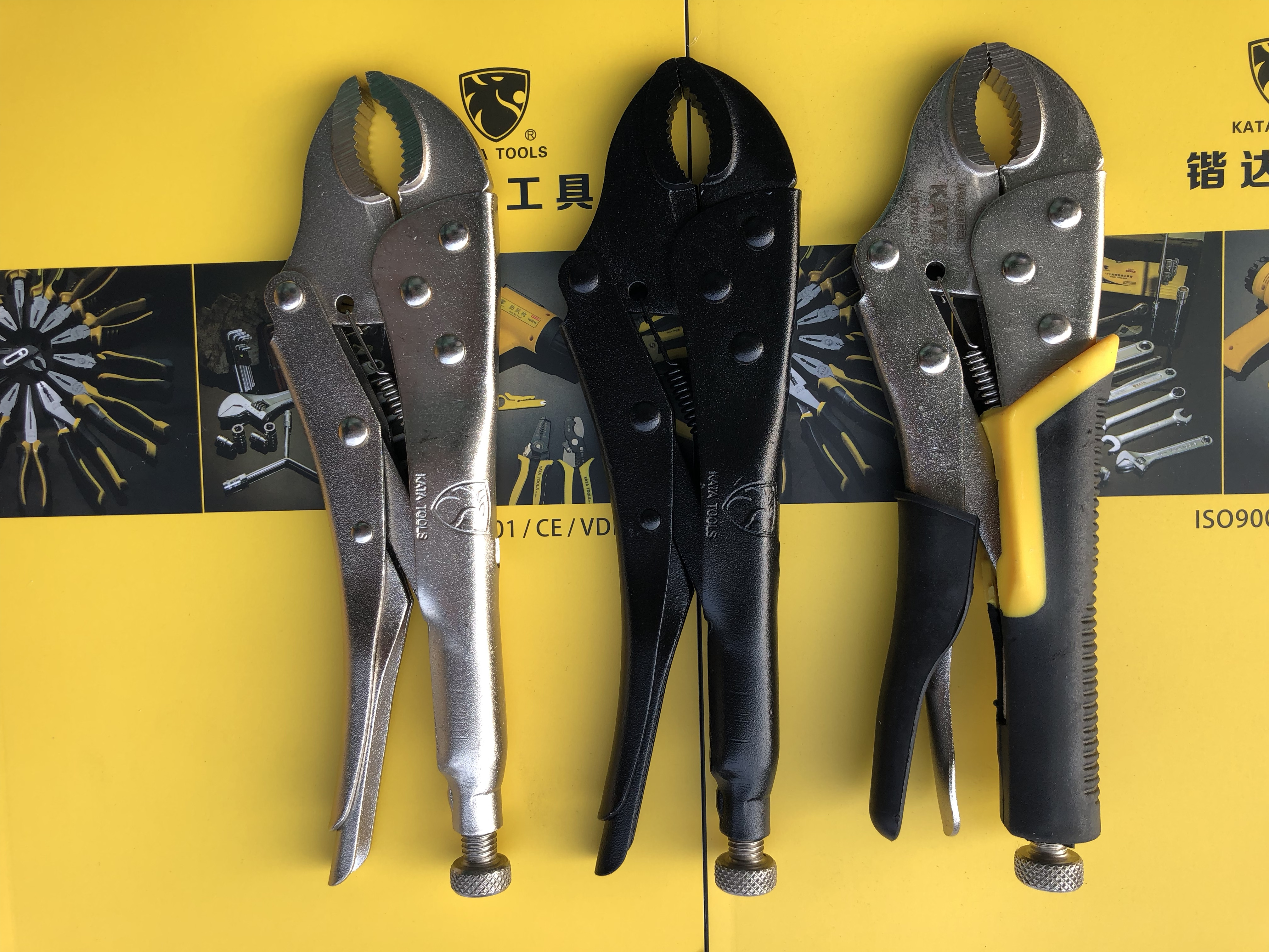 Kada (KATA) pliers round mouth vigorously pliers 10-inch with edge-holding pliers fixed pliers KT2703
