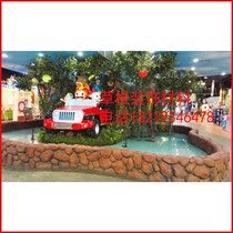 Simulation tree making indoor and outdoor simulation sculpture tree custom cement simulation Banyan Tree plum blossom tree simulation landscape tree