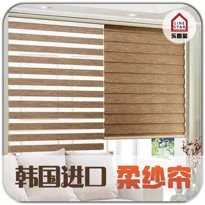 Leen Star Korea imported zebra curtain bedroom living room powder room kitchen lifting sunshade blinds curtain roller