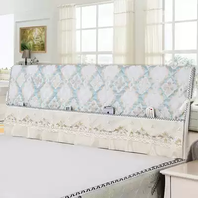 chuang tou zhao bed headgear dust cover 1 5 meters bed 1 8 meters bed simple modern jacquard quilted upholstery covers