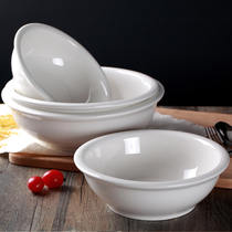 Ceramic white soup basin hotel tableware porcelain basin soup bowl soup pot boiled fish bowl and Basin serving vegetable soup ancient fish Basin