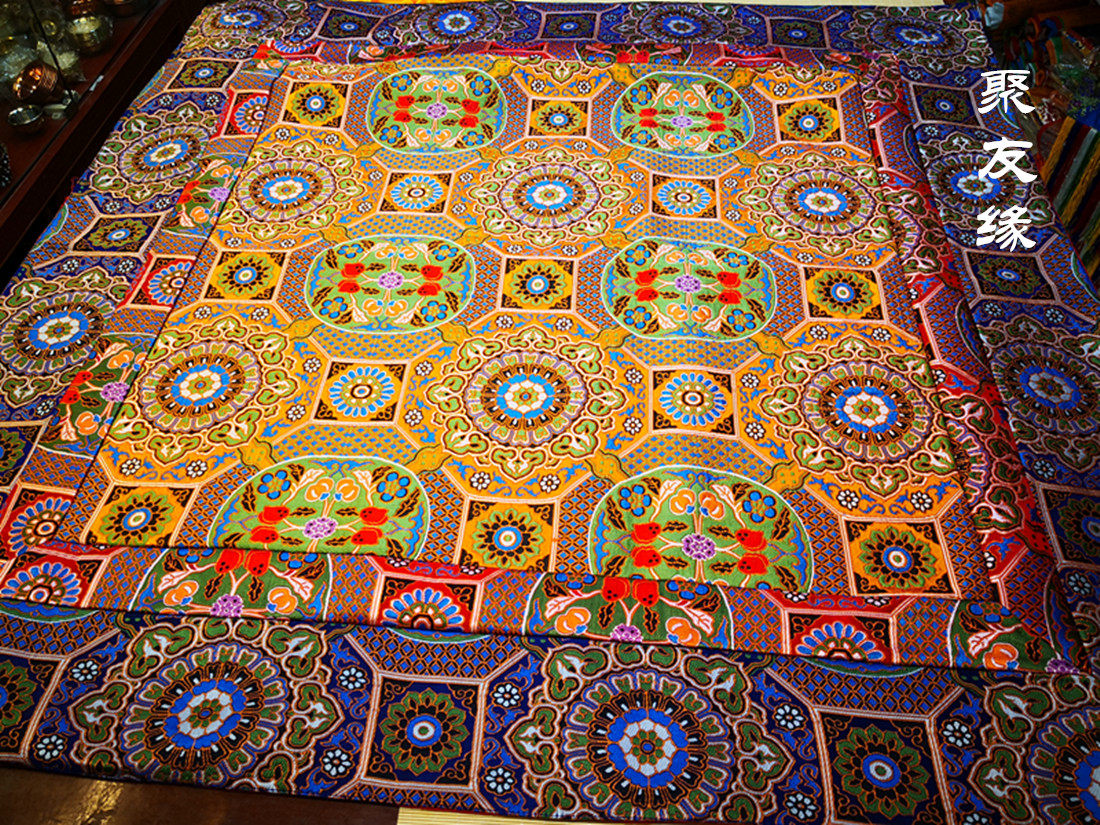 Buddha hall supplies for tablecloths Indian cloth tablecloth Buddha tablecloth 1 meter