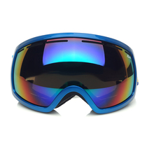 Uniya double-layer anti-fog ski goggles spherical mens and womens snow goggles can cover myopia