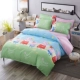 bộ đồ giường Cartoon Bốn ký túc xá ba mảnh vải chăn Crayon Chibi Maruko - Bộ đồ giường bốn mảnh bộ chăn ga gối