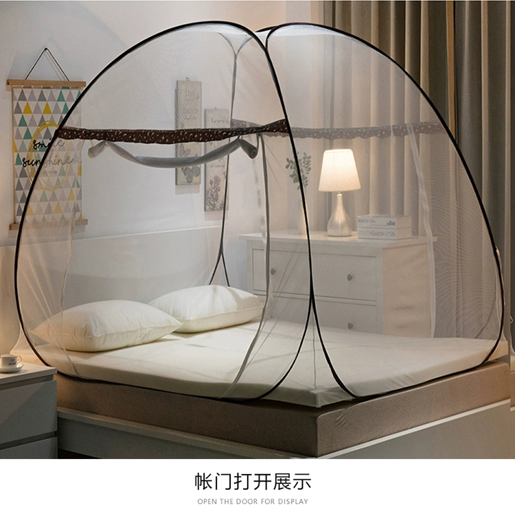 1,5m màn ngủ yurt cài đặt miễn phí 1,8 hộ gia đình đúp ròng đỏ 2018 mới sinh viên độc thân ký túc xá 1.2 - Lưới chống muỗi