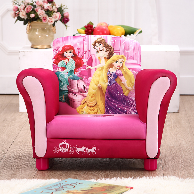 Disney Children's Sofa Princess Cartoon Cartoon Children's Room Baby Toddler Sofa Stool Chair Reading Corner Sofa