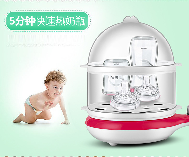 Nồi luộc trứng 1 bánh bao trứng luộc bánh bao xe chịu lửa bếp món ăn không gỉ vỏ mài mòn trứng ruột - Nồi trứng 	mua nồi lẩu mini lock&lock
