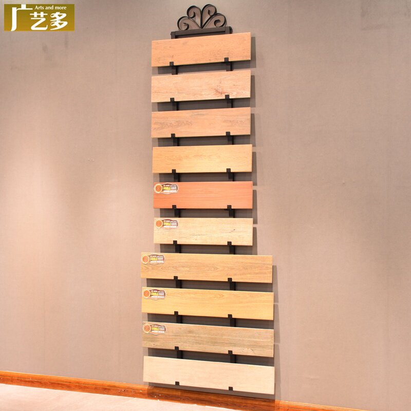 Wide Art Multi Tile Shop Exhibition Stand Skirting Sample Shelf Wood Floor shelf Shelf Shelves shelves Shelves Shelves